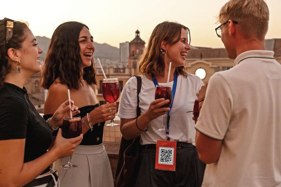 Malaga: Wine and Tapas Tour with Tastings and Drinks - Stop three: generous portions and a more social meal