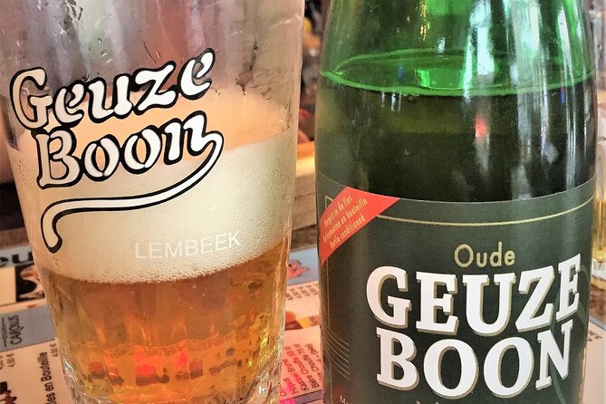 Marc's Brussels Beer Tasting Tour - The beer lineup: Chimay, Orval, and lambics