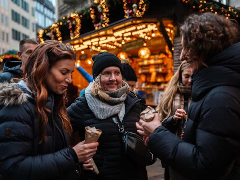 Munich: Christmas Markets Food & Drink Tour - The Medieval Market near Odeonsplatz