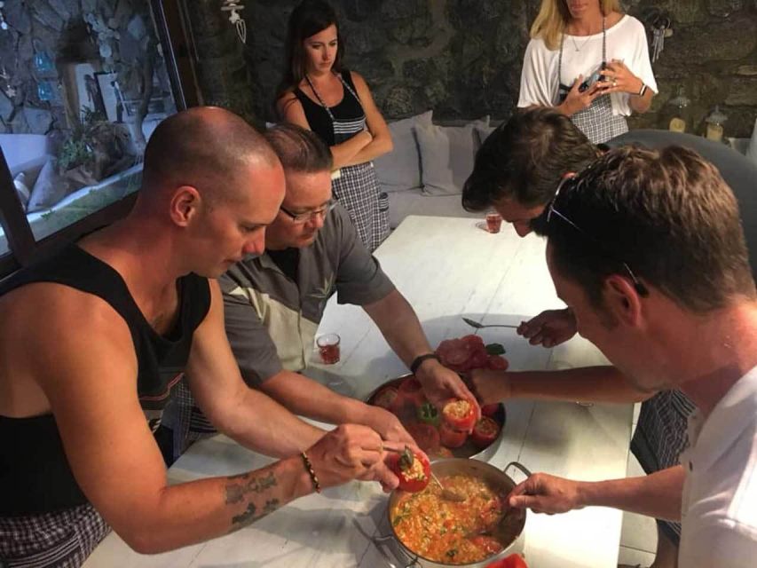 Mykonos: Cooking Class with Food and Wine - Sitting down to the meal you helped prepare