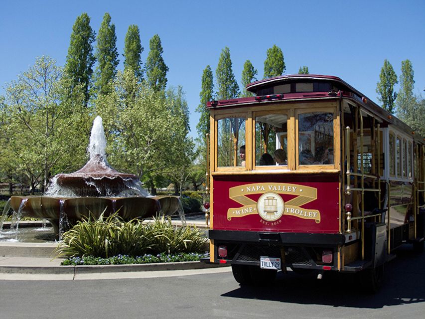 Napa Valley: Wine Tasting Tour by Open Air Trolley & Lunch - Starting at Oxbow Public Market at 10:00 am