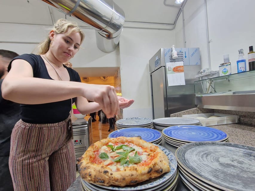 Naples: Pizza Making Class with Local Pizzaiolo - The instructors: Martina, Antonio, Alessandro, and Rafael