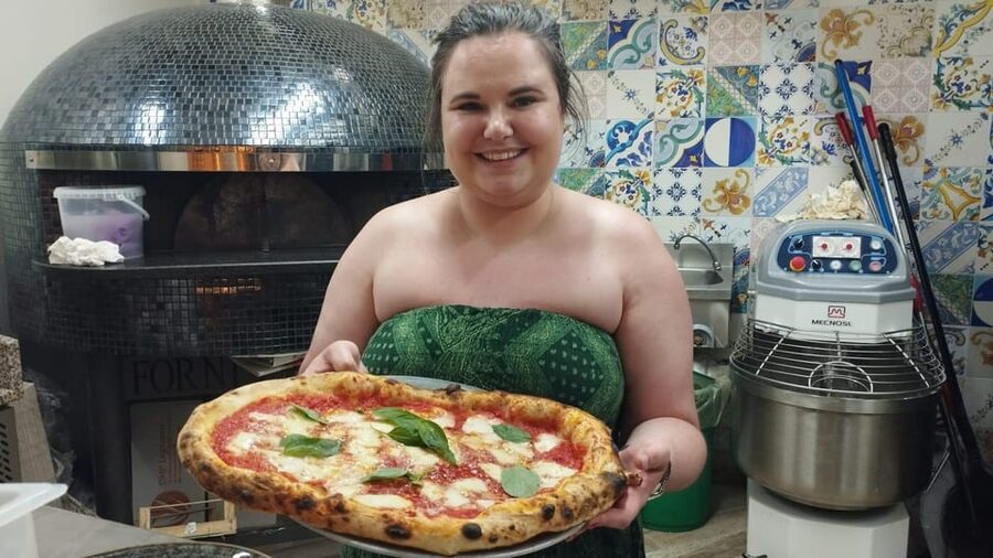 Naples: Pizza Making Class with Neapolitan Chef and drink - San Marzano tomatoes, mozzarella, basil, and your toppings