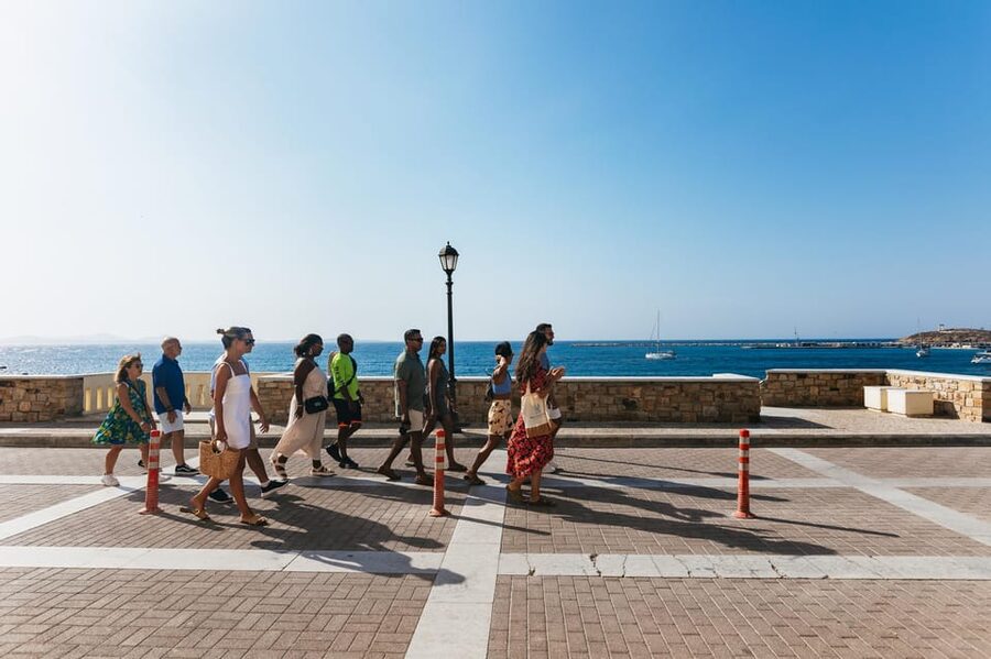 Naxos: Naxos Town Food Tour with Tastings and Wine - Potato dishes, pastries, and the meal that keeps growing