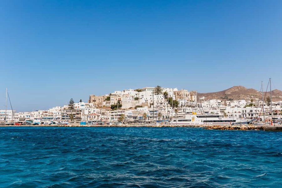 Naxos/ Paros: Sailing Cruise with Food and Drinks - The first stretch along the Naxos coast