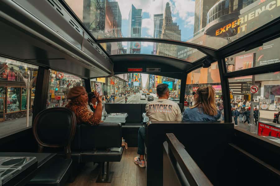 New York City: Bustronome Gourmet Dinner Tour - What the two-hour itinerary feels like