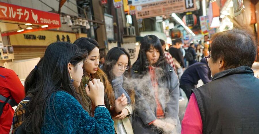 Osaka: Kuromon Market Food Walking Tour (6 stops, 6 tastes) - The opening neighborhood stop and local orientation