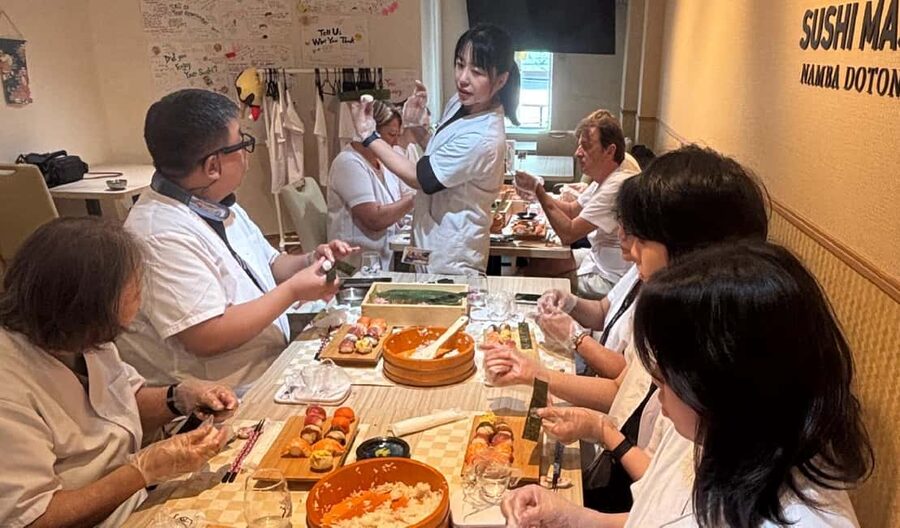 Osaka: Sushi Making in Spacious Studio (SAME-DAY OK!) - Nigiri, gunkan, rolls, and temari sushi