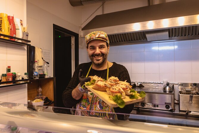 Palermo Evening Food & Wine Tour with Eating Europe - A small cannolo at Pasticceria Costa