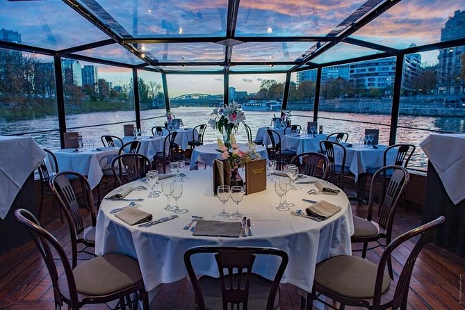 Paris 3-Course Gourmet Dinner and Sightseeing Seine River Cruise - The Seine gives Paris a different face
