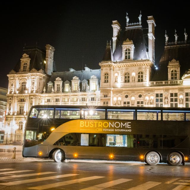 Paris: Bustronome Gourmet Dinner Tour - Starting at Charles de Gaulle-Etoile