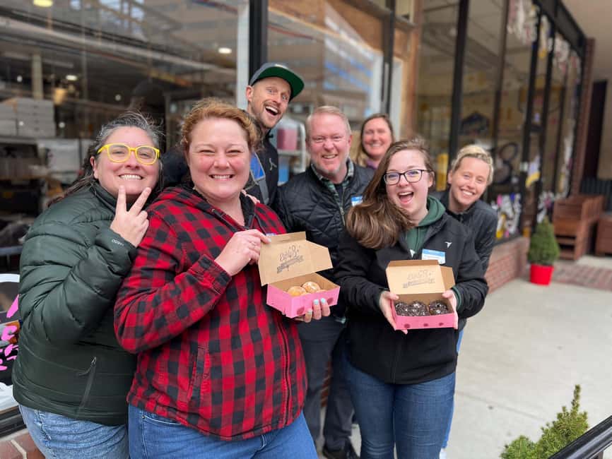 Portland: Walking Food Tour – Warm Donuts & History - The first donut stop: a warm start
