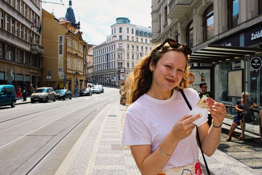 Prague: Guided Food Tour with Tastings - Starting at Národní Třída and finding your group