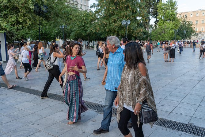 Private Athens By Night Food Tour & Wine Tasting of 5 Varieties - Greek wine and cheese in the Syntagma district