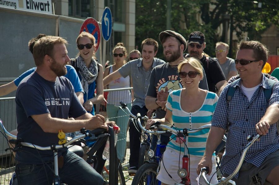 Private Berlin Street Food Bike Tour - Climbing Zionskirche for a different view of Berlin