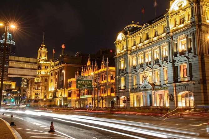 Private Shanghai Evening Street Food Walking and Cruise Tour - Walking through Shanghai Old Town