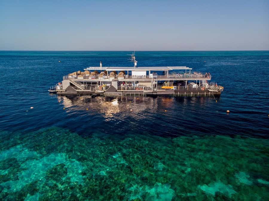 Reef Sleep: 2-Day Great Barrier Reef Pontoon & Gourmet Meals - Setting out for Hardy Reef, 39 nautical miles offshore