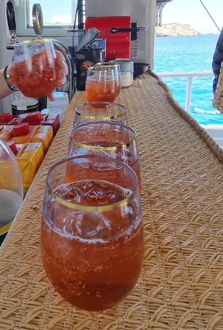 Rhodes: Boat Tour with Snorkeling, Gourmet Buffet & Open Bar - A Greek buffet worth planning around