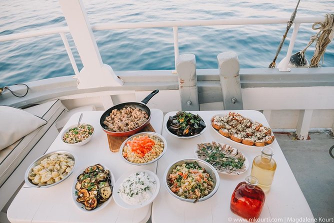 Rhodes Exclusive Swim Cruise Cocktail Open bar & Gourmet Buffet - What this Rhodes cruise is really like