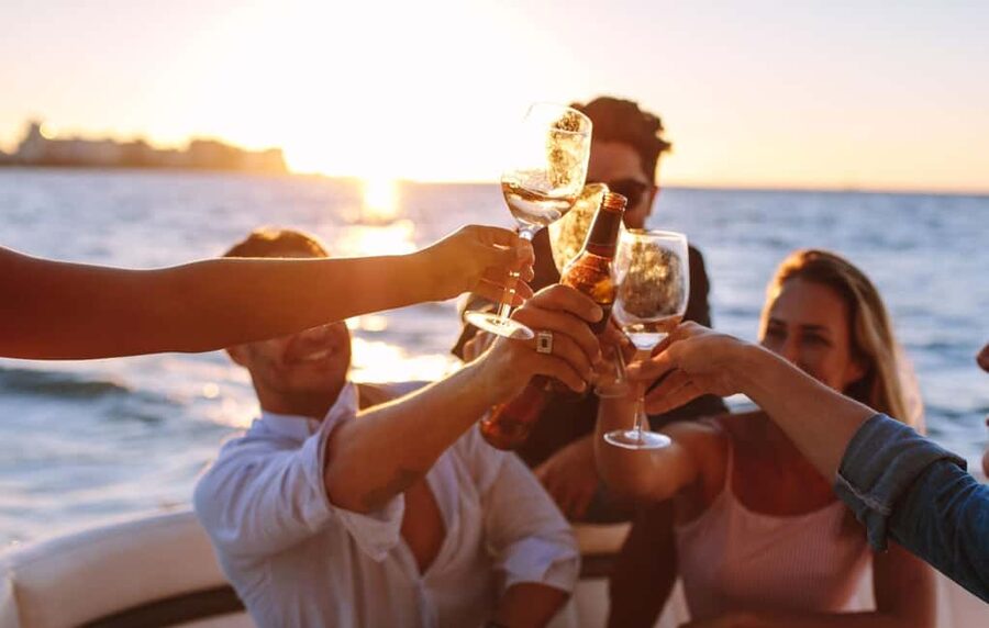 Rhodes: Sunset Cruise w/ Gourmet Buffet, Drinks & Live Music - Drinks begin before dinner