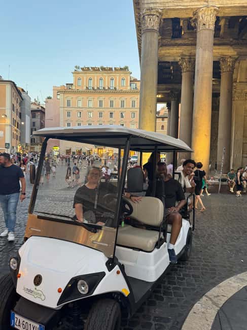 Rome: 3-Hour Private Golf Cart Tour with Culinary Tasting Included - What you can expect from the three-hour route