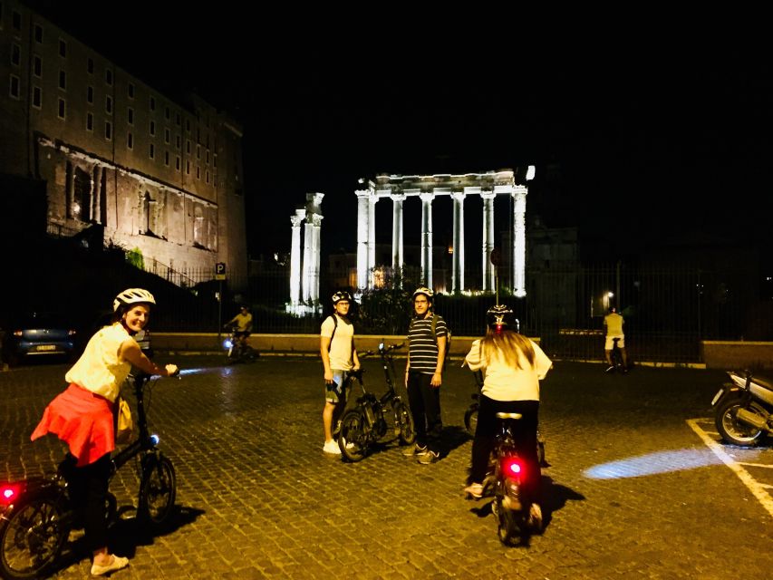 Rome by Night: E-bike Small Group Tour -Food & Wine (Option) - Trajan’s Market and the Final Colosseum View