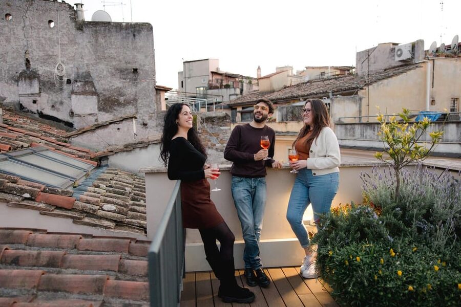 Rome: Food Tour of the Historic Center with Rooftop Spritz - Starting among the ruins of the Jewish Quarter