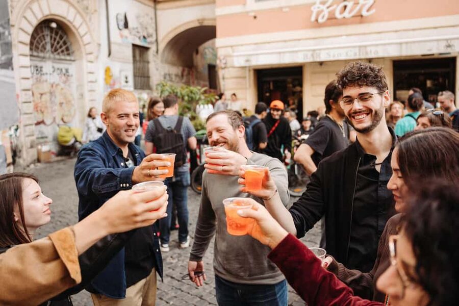 Rome Food Tour: Trastevere Aperitivo, Wine & Pasta Dinner - Prosecco, Cured Meat, and the Italian Aperitivo