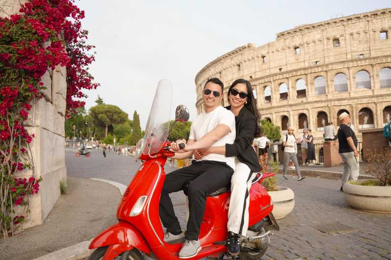 Rome: Guided City Food Tour by Vespa and Tastings - What the driver and guide add