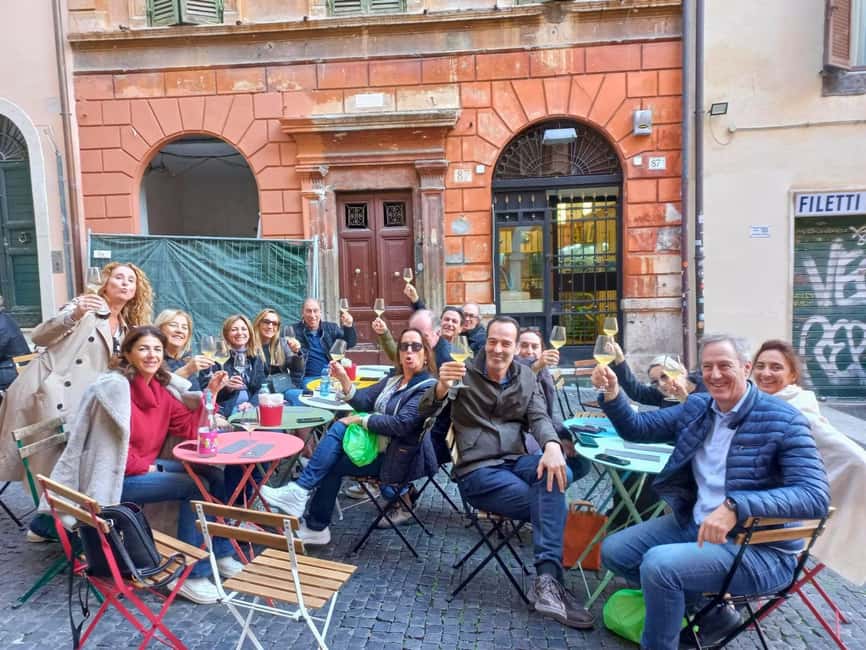 Rome: Guided Food Tasting Tour in Trastevere - Campo de’ Fiori: Market Atmosphere and Roman Ingredients