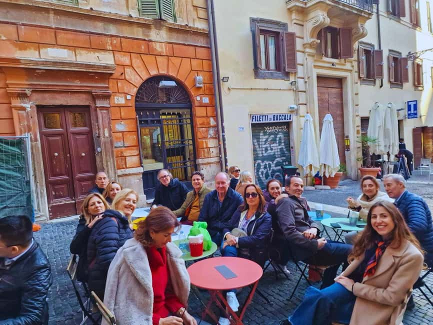 Rome: Guided Food Tasting Tour in Trastevere - Santa Maria in Trastevere and Piazza Trilussa