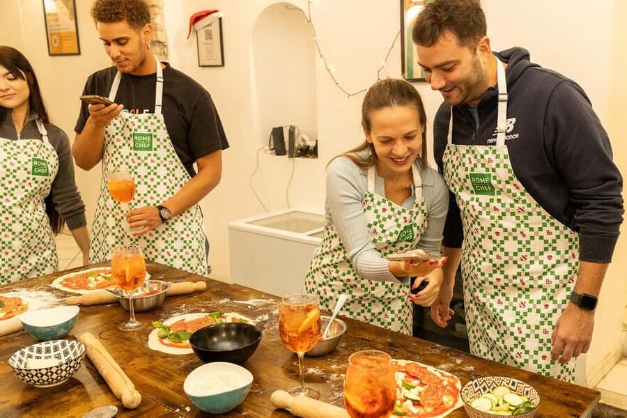 Rome: Pizza Making Cooking Class With Spritz Cocktails - Timing, arrival, and practical planning