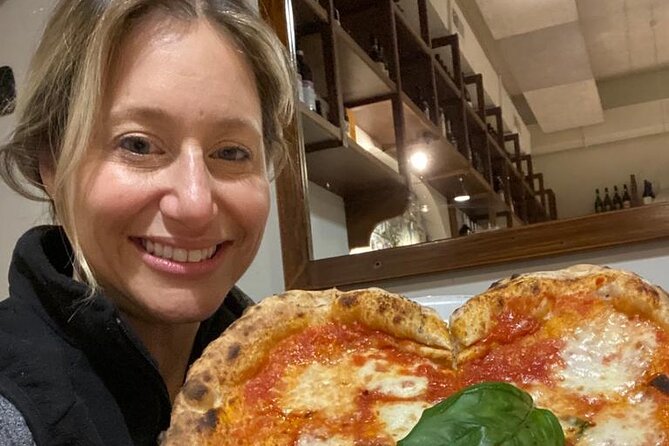 Rome: Pizza & Tiramisu Class with Free Flowing Fine Wine - Eating the food you made