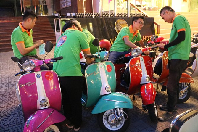 Saigon After Dark Vespa Street Food Tour + Live Music 4 hours - Ice cream, music, and a drink to finish