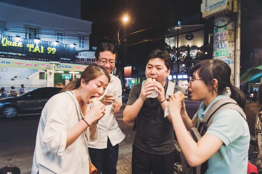 Saigon: Best Price Authentic Food Tour with Female Rider - Tea, beer, and the value of $35