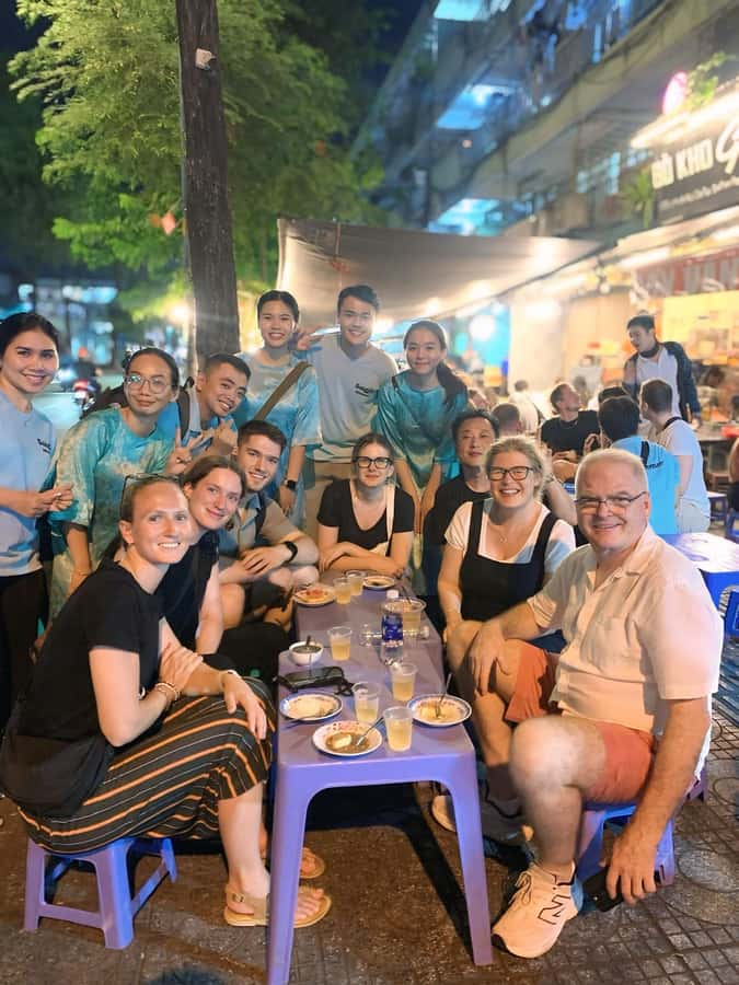 Saigon: Best Price Authentic Food Tour with Female Rider - Fresh rolls and grilled oysters