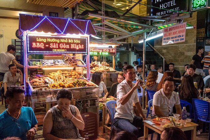 Saigon Night Bites on Foot: Local Vendors, Stories & Sweet Finish - Bánh bò bánh tiêu and the less familiar side of street food