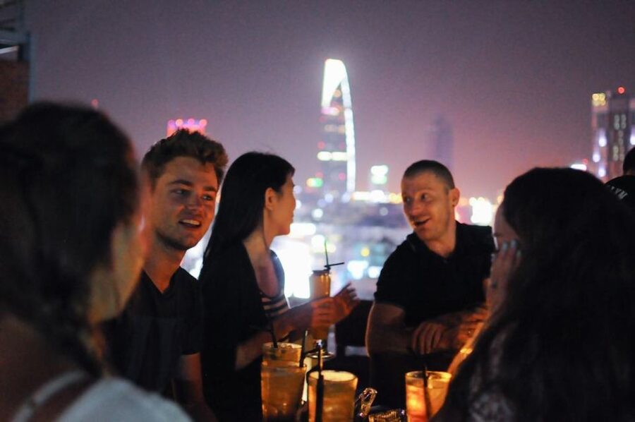 Saigon: Private Food Tour Discovery & City Tour by Jeep - French colonial monuments under city lights