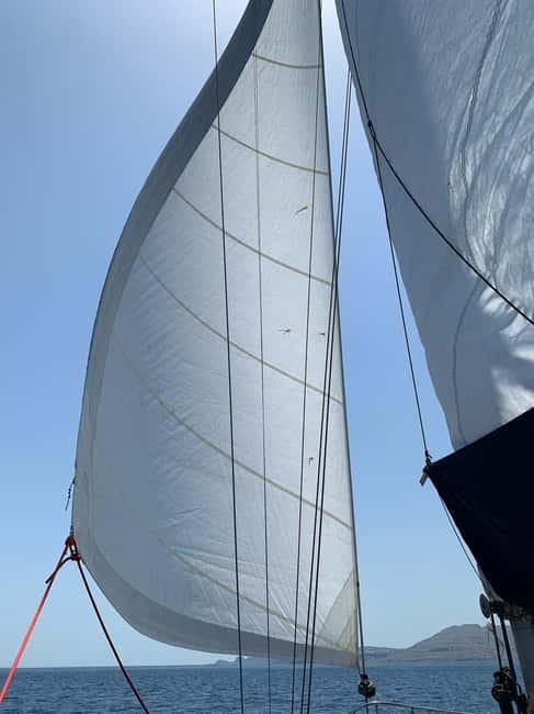 Sailing tour around Lindos with food and drinks - St. Paul’s Bay, Navarone Bay, and the coast near Lindos