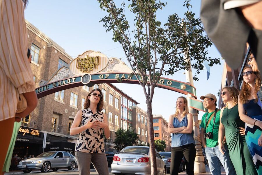 San Diego: Gaslamp Quarter Food & Drink Walking Tour - Stop one: the first restaurant and the old Stingaree
