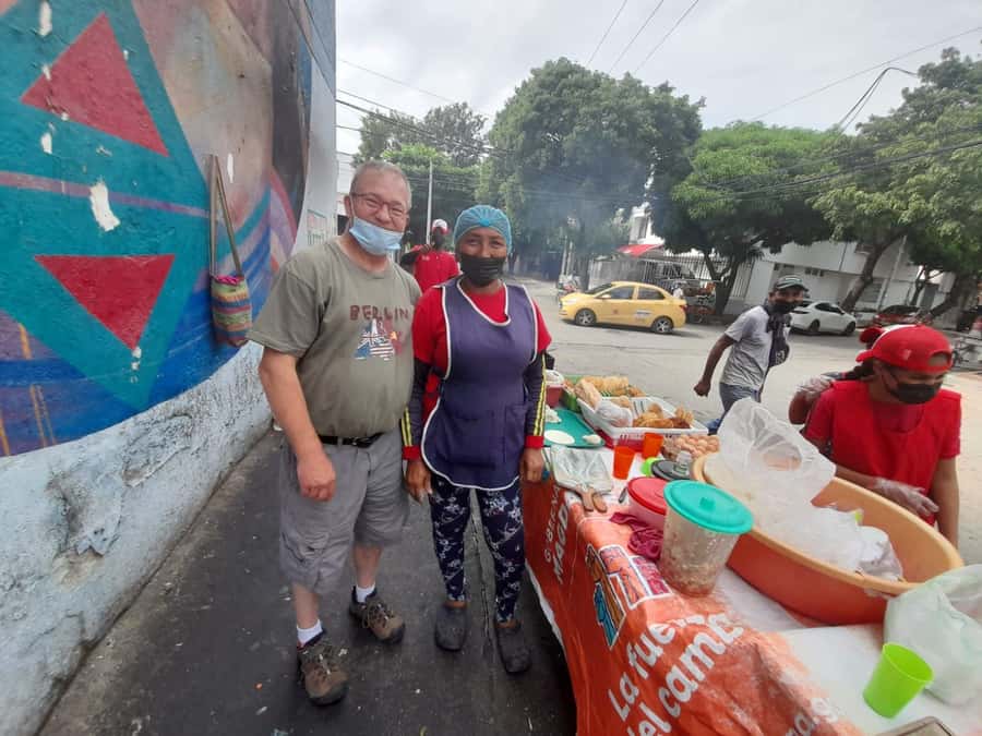Santa Marta: Guided Walking Food Experience - Fresh juice, fruit, and a serious coffee stop