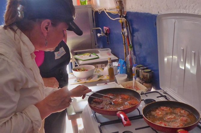 Santorini Family Farm Food & Wine Tour with Cooking Class - Lunch beneath the family tree