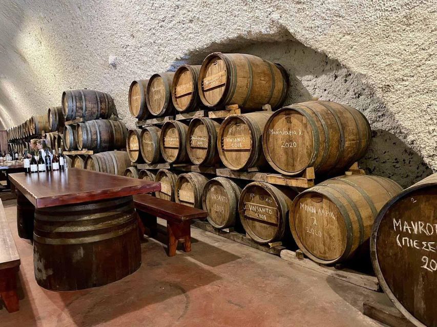 Santorini: Wine Tasting Tour with Snacks - Practical details before you reserve