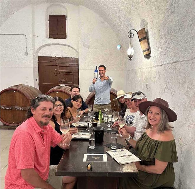 Santorini: Wine Tasting Tour with Snacks - Estate Argyros and the first taste of Santorini