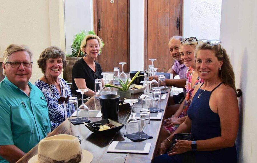 Santorini: Wine Tasting Tour with Snacks - Santo Winery and the big view