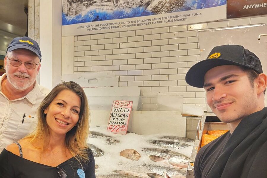 Seattle: Pike Place Market Seafood Tasting Tour - Salmon in three very different forms