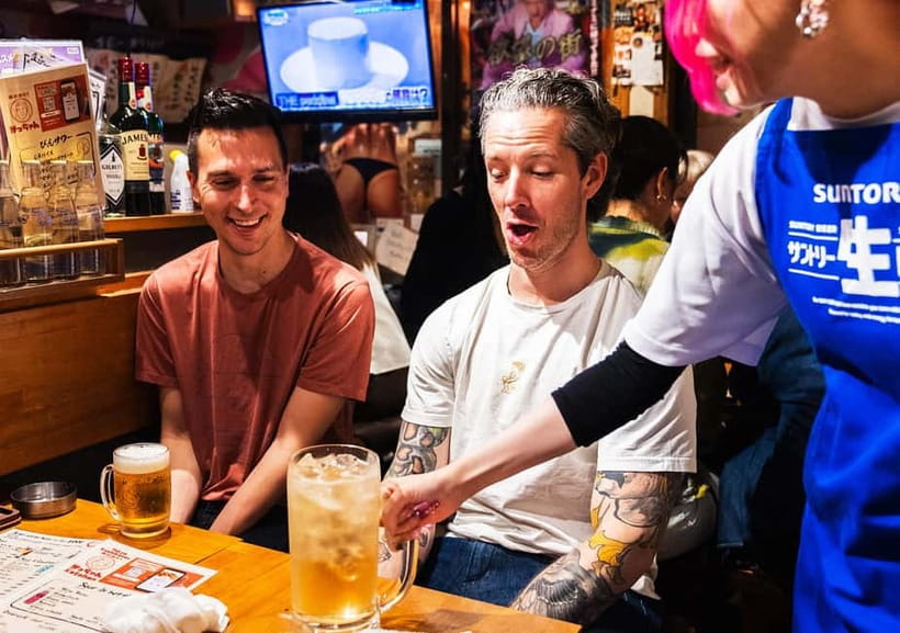 Shinjuku: Food Tour - 15 Dishes at 4 local eateries - What you may eat and drink