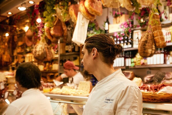 Small Group Cooking Class & Market Food Tour in Florence - Eating what you prepared with Chianti
