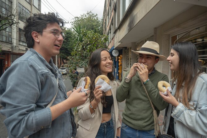 Street Food Tour in Bogotá with Tastings - Pandebono and buñuelo along Carrera 7