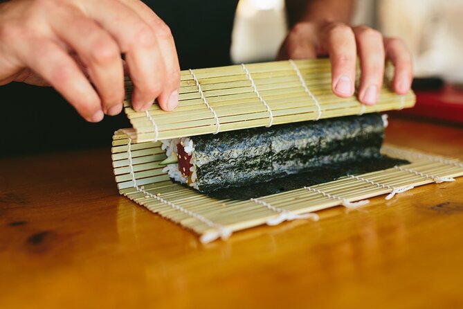 Sushi Making Class at a Local Distillery in Boston - Eating together is part of the lesson